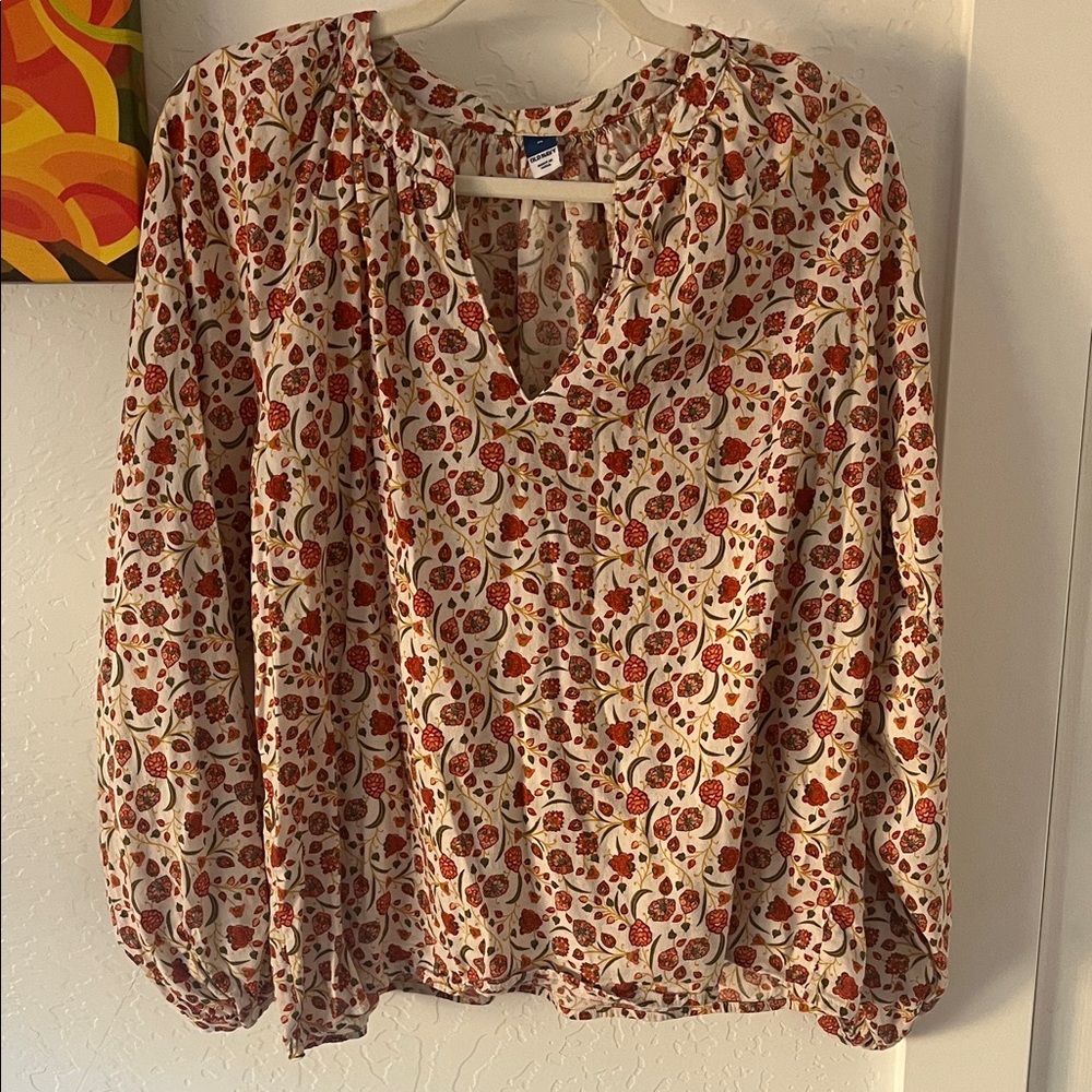 Floral Print Women's cotton tunic